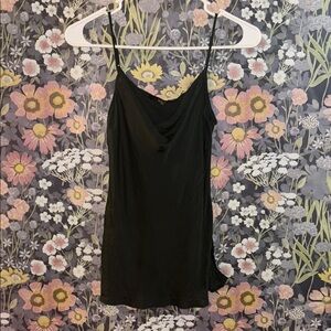 Quince Hunter Green Washable Stretch Silk Cowl Neck Cami